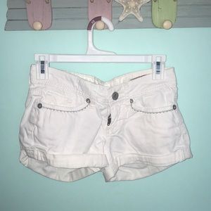 White shorts. Size 0.